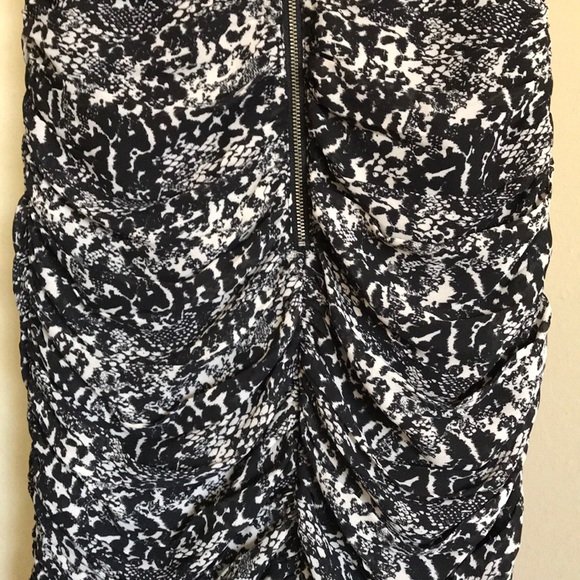 Animal Print Ruffled Cocktail Dress - Picture 7 of 7